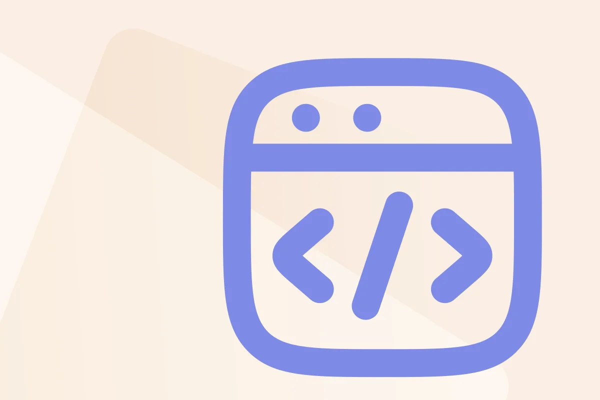 Symbol mit stilisiertem Laptop und Codezeichen, steht für die Kategorie Software, Symbolfarbe lila kennzeichnet den Dateityp Software.